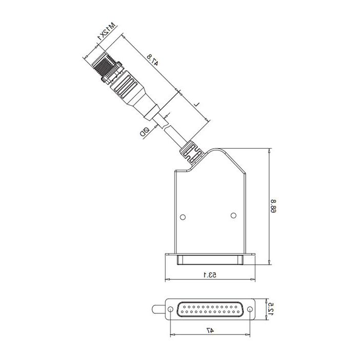 IO-Link Hub, Valve island adapter, 00BP11